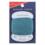 Sashiko 20/6 Cotton Embroidery Thread, 40m, 205 Turquoise